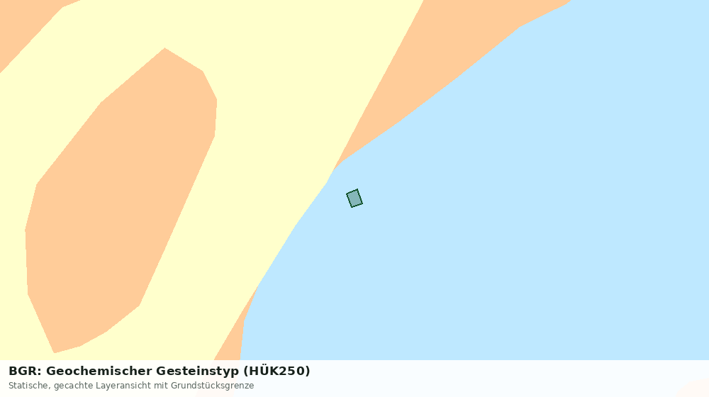 Statische Kartenansicht: BGR: Geochemischer Gesteinstyp (HÜK250)