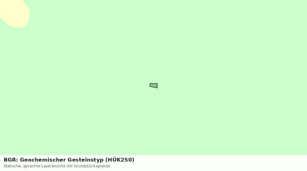 Statische Kartenansicht: BGR: Geochemischer Gesteinstyp (HÜK250)