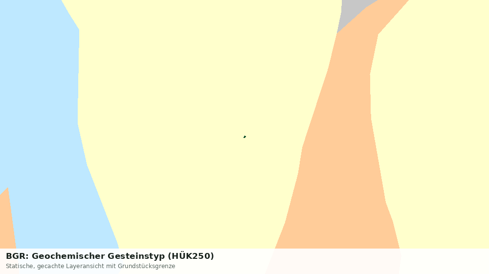 Statische Kartenansicht: BGR: Geochemischer Gesteinstyp (HÜK250)