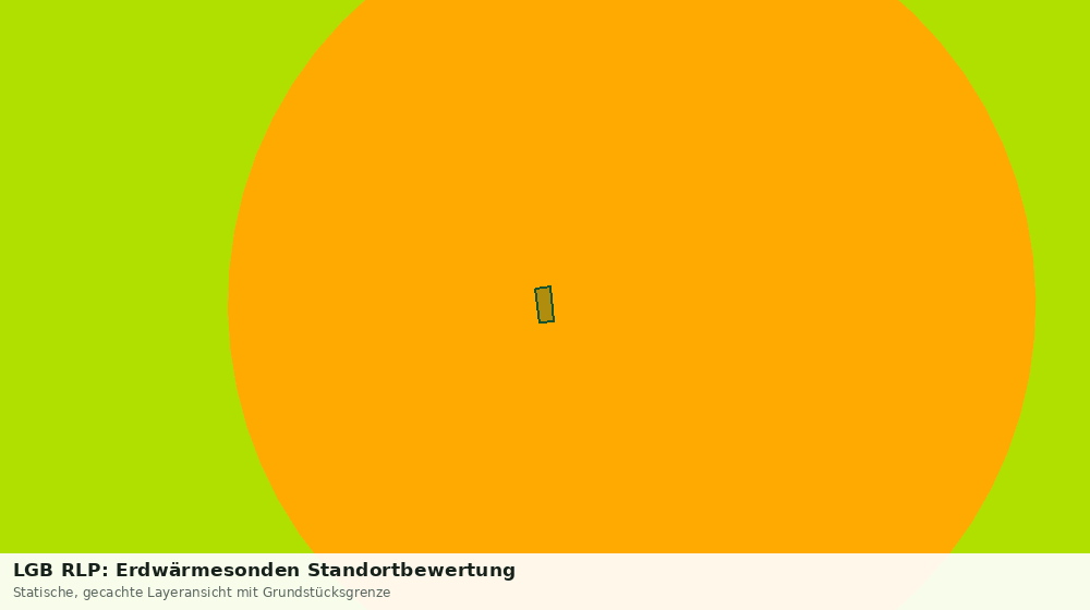 Statische Kartenansicht: LGB RLP: Erdwärmesonden Standortbewertung