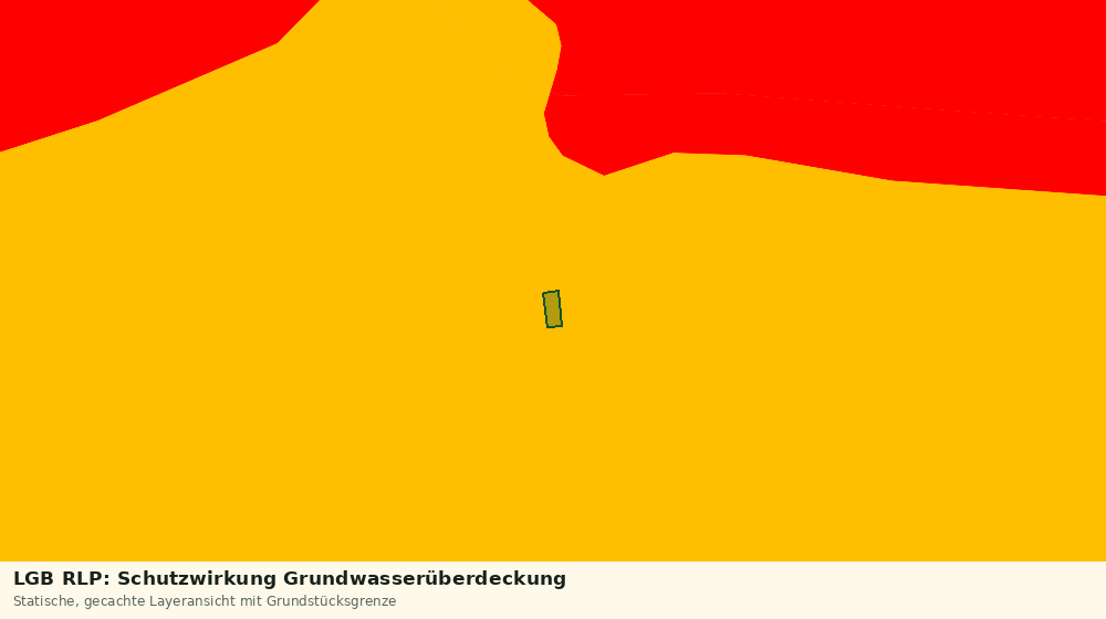 Statische Kartenansicht: LGB RLP: Schutzwirkung Grundwasserüberdeckung