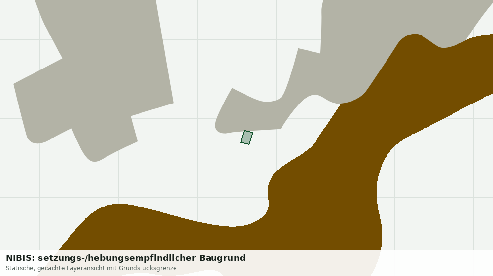 Statische Kartenansicht: NIBIS: setzungs-/hebungsempfindlicher Baugrund