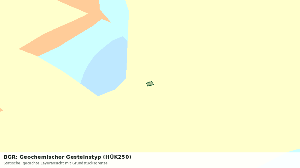 Statische Kartenansicht: BGR: Geochemischer Gesteinstyp (HÜK250)