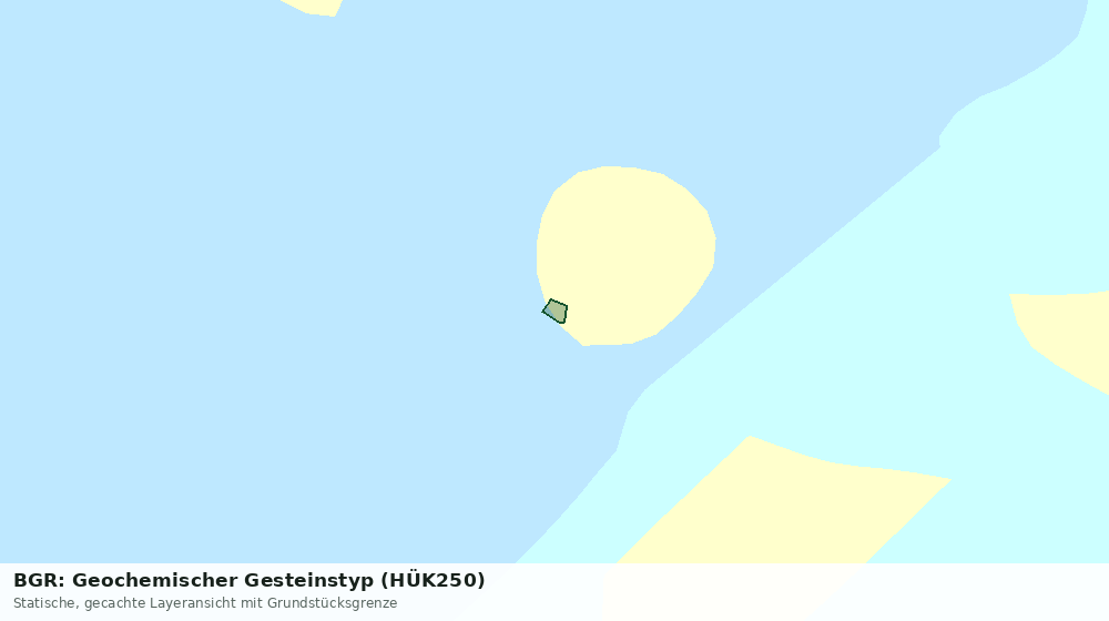 Statische Kartenansicht: BGR: Geochemischer Gesteinstyp (HÜK250)