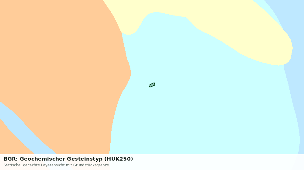 Statische Kartenansicht: BGR: Geochemischer Gesteinstyp (HÜK250)