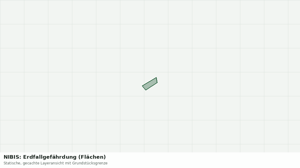 Statische Kartenansicht: NIBIS: Erdfallgefährdung (Flächen)
