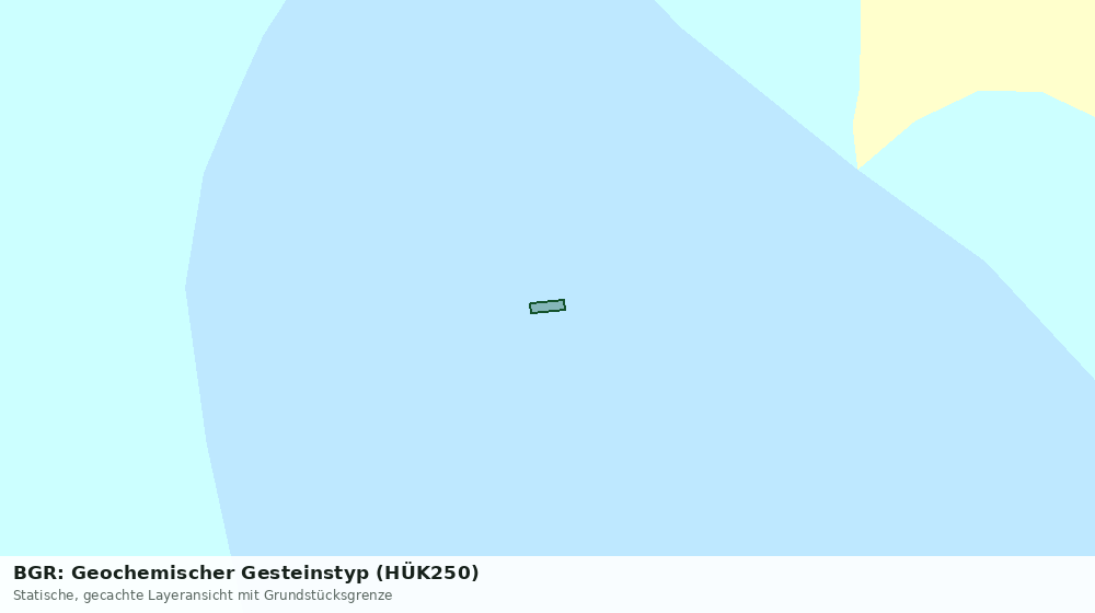 Statische Kartenansicht: BGR: Geochemischer Gesteinstyp (HÜK250)