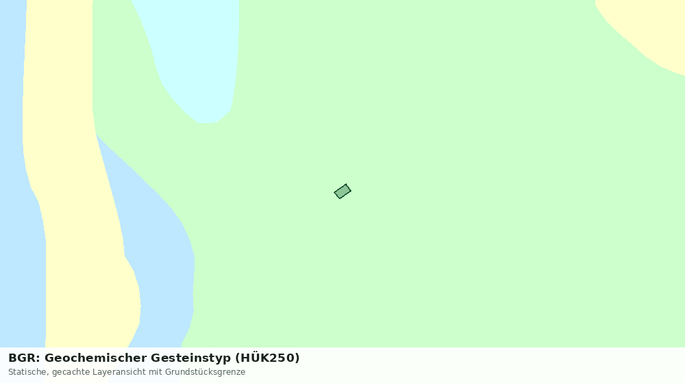 Statische Kartenansicht: BGR: Geochemischer Gesteinstyp (HÜK250)