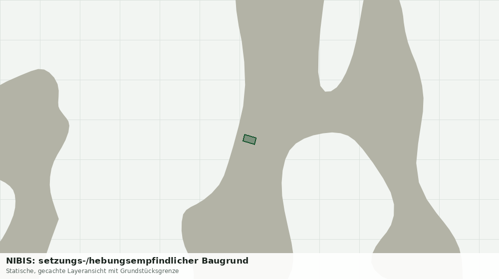 Statische Kartenansicht: NIBIS: setzungs-/hebungsempfindlicher Baugrund