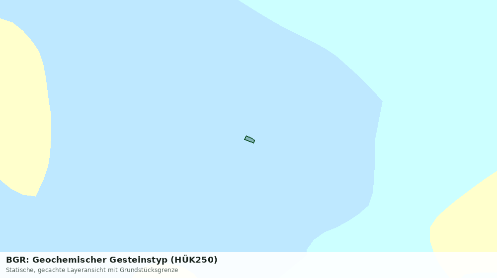 Statische Kartenansicht: BGR: Geochemischer Gesteinstyp (HÜK250)