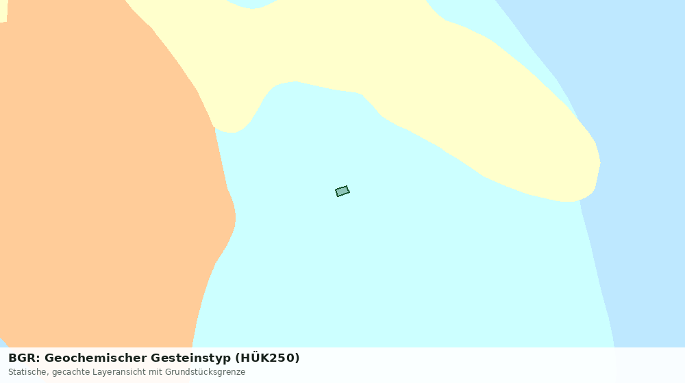 Statische Kartenansicht: BGR: Geochemischer Gesteinstyp (HÜK250)