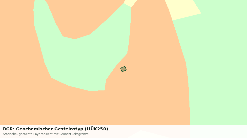 Statische Kartenansicht: BGR: Geochemischer Gesteinstyp (HÜK250)