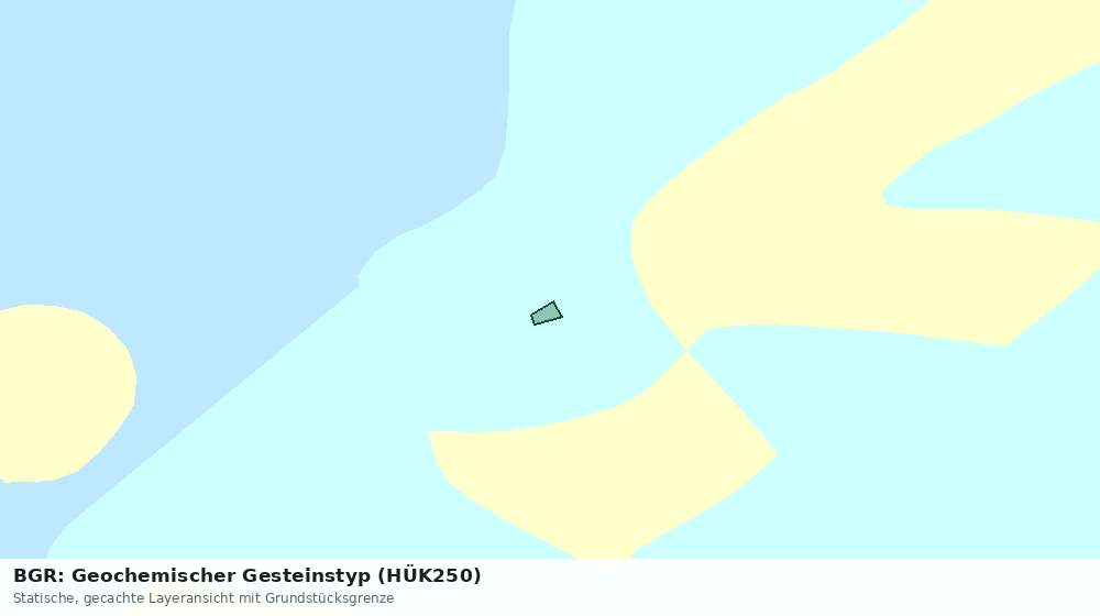 Statische Kartenansicht: BGR: Geochemischer Gesteinstyp (HÜK250)