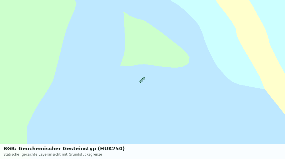 Statische Kartenansicht: BGR: Geochemischer Gesteinstyp (HÜK250)