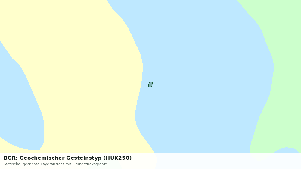 Statische Kartenansicht: BGR: Geochemischer Gesteinstyp (HÜK250)