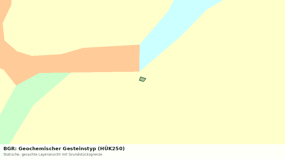 Statische Kartenansicht: BGR: Geochemischer Gesteinstyp (HÜK250)