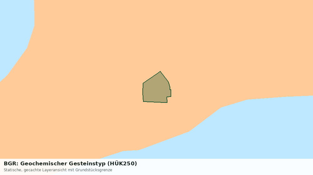 Statische Kartenansicht: BGR: Geochemischer Gesteinstyp (HÜK250)