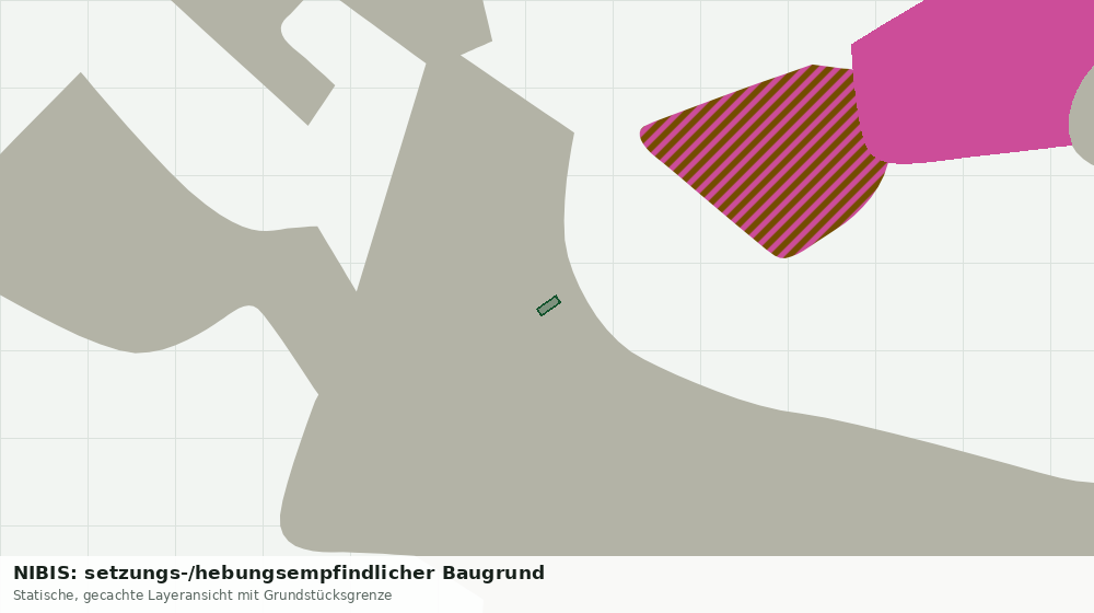 Statische Kartenansicht: NIBIS: setzungs-/hebungsempfindlicher Baugrund