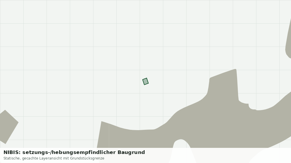 Statische Kartenansicht: NIBIS: setzungs-/hebungsempfindlicher Baugrund