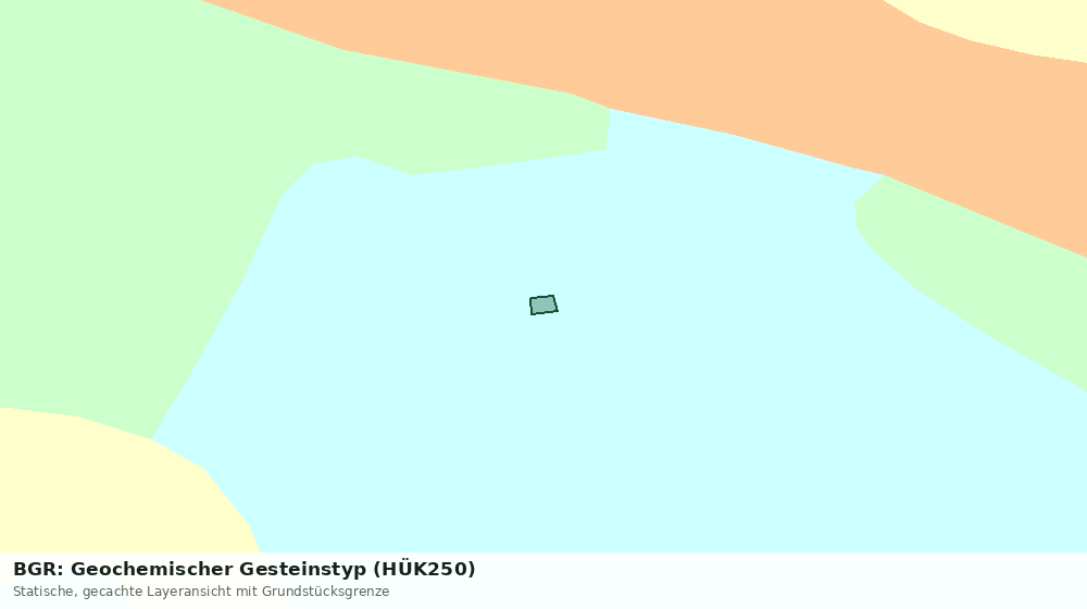 Statische Kartenansicht: BGR: Geochemischer Gesteinstyp (HÜK250)