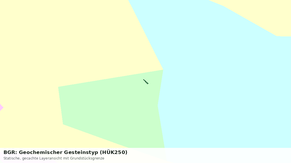 Statische Kartenansicht: BGR: Geochemischer Gesteinstyp (HÜK250)