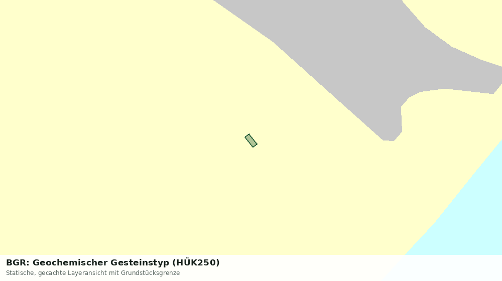 Statische Kartenansicht: BGR: Geochemischer Gesteinstyp (HÜK250)