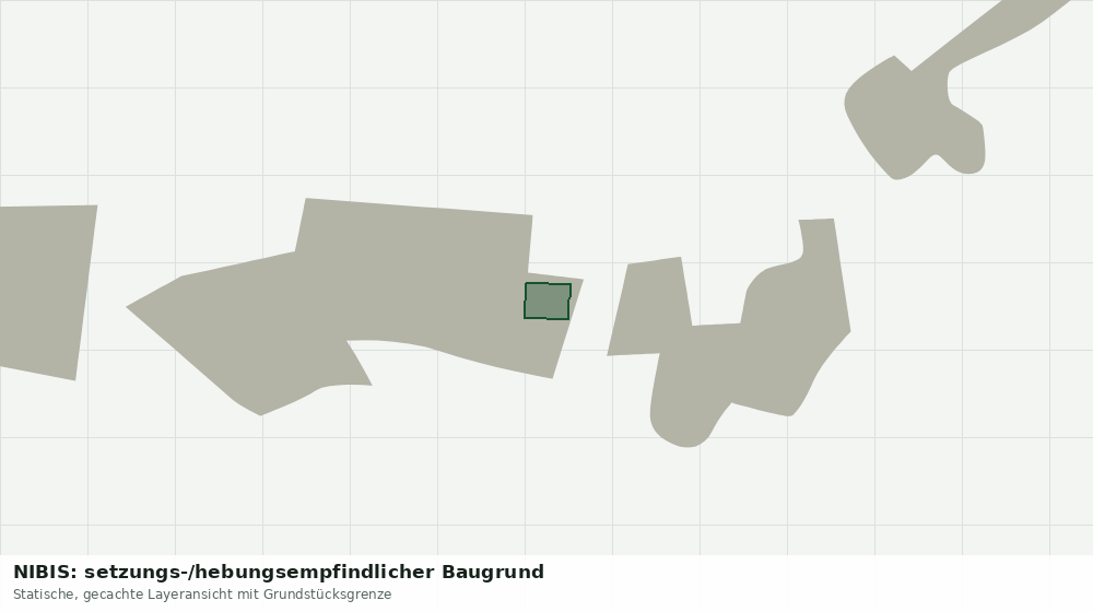 Statische Kartenansicht: NIBIS: setzungs-/hebungsempfindlicher Baugrund