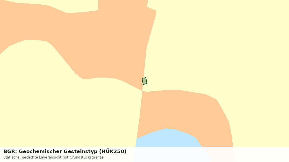 Statische Kartenansicht: BGR: Geochemischer Gesteinstyp (HÜK250)