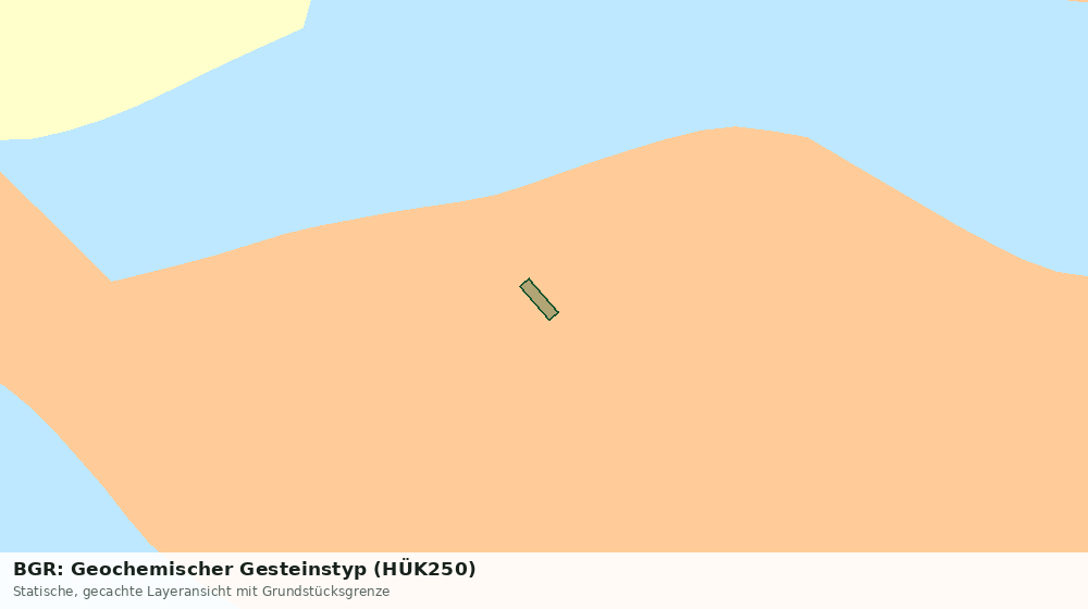 Statische Kartenansicht: BGR: Geochemischer Gesteinstyp (HÜK250)