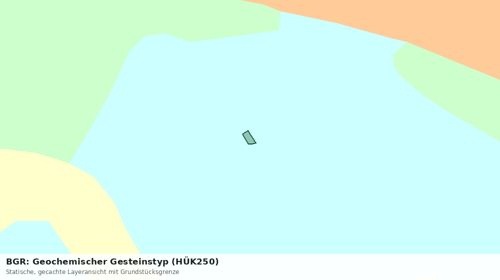 Statische Kartenansicht: BGR: Geochemischer Gesteinstyp (HÜK250)