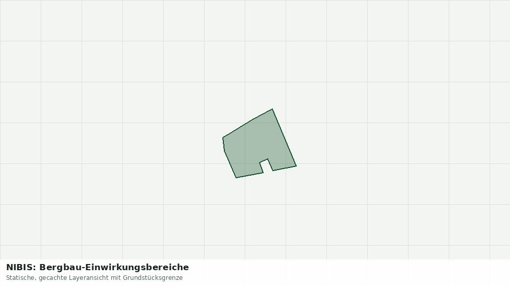 Statische Kartenansicht: NIBIS: Bergbau-Einwirkungsbereiche