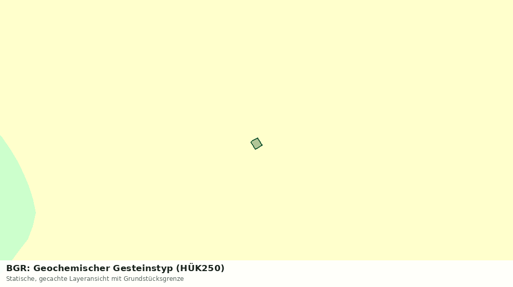 Statische Kartenansicht: BGR: Geochemischer Gesteinstyp (HÜK250)
