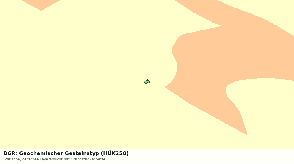 Statische Kartenansicht: BGR: Geochemischer Gesteinstyp (HÜK250)