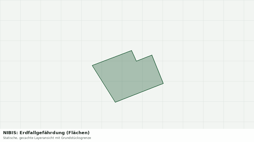 Statische Kartenansicht: NIBIS: Erdfallgefährdung (Flächen)