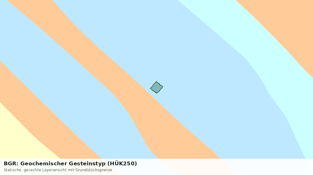 Statische Kartenansicht: BGR: Geochemischer Gesteinstyp (HÜK250)