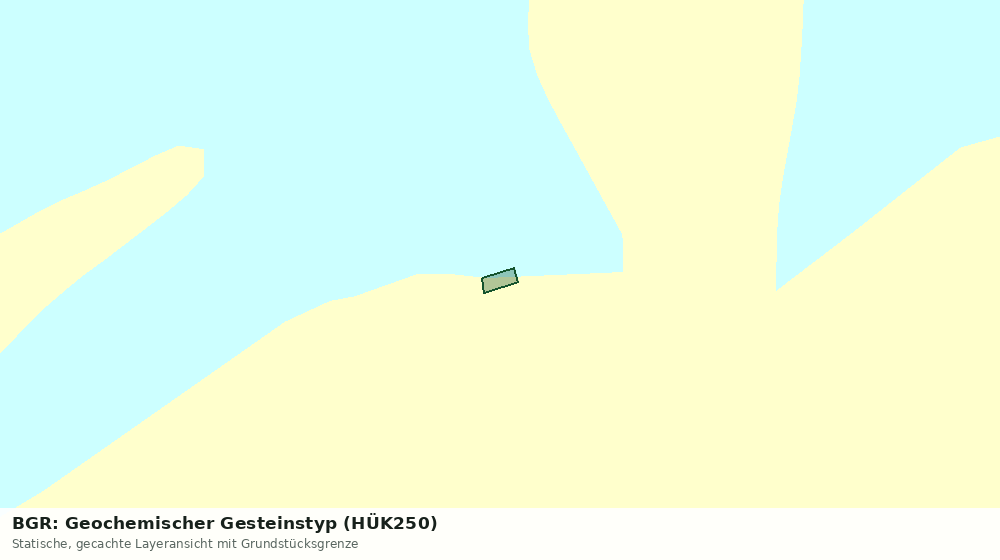 Statische Kartenansicht: BGR: Geochemischer Gesteinstyp (HÜK250)