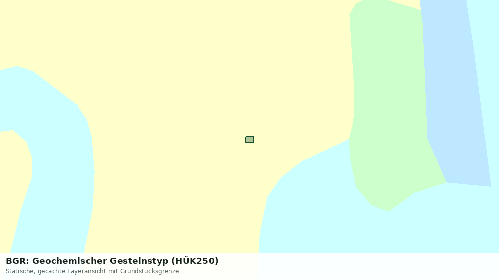 Statische Kartenansicht: BGR: Geochemischer Gesteinstyp (HÜK250)