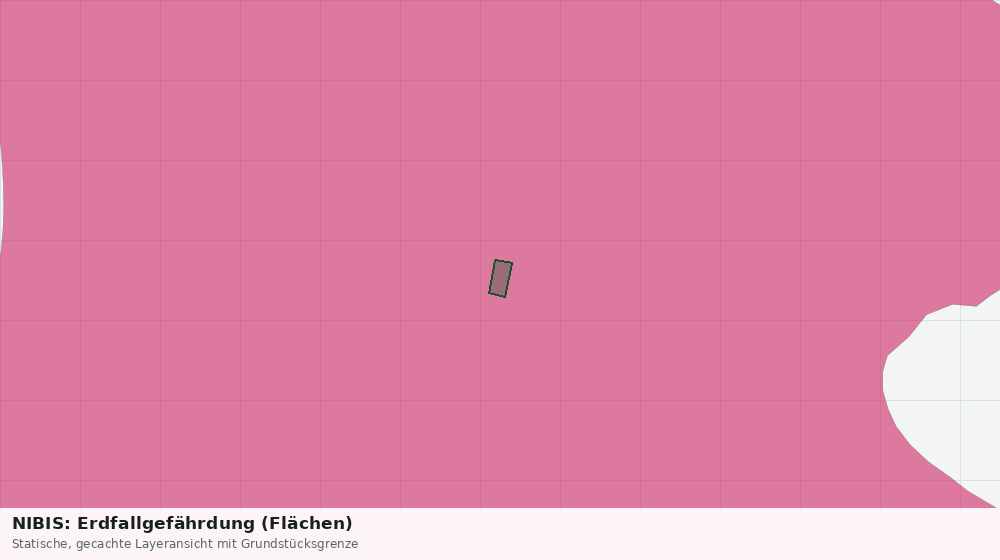 Statische Kartenansicht: NIBIS: Erdfallgefährdung (Flächen)