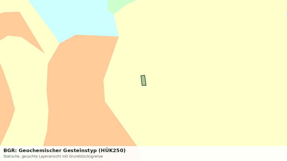 Statische Kartenansicht: BGR: Geochemischer Gesteinstyp (HÜK250)
