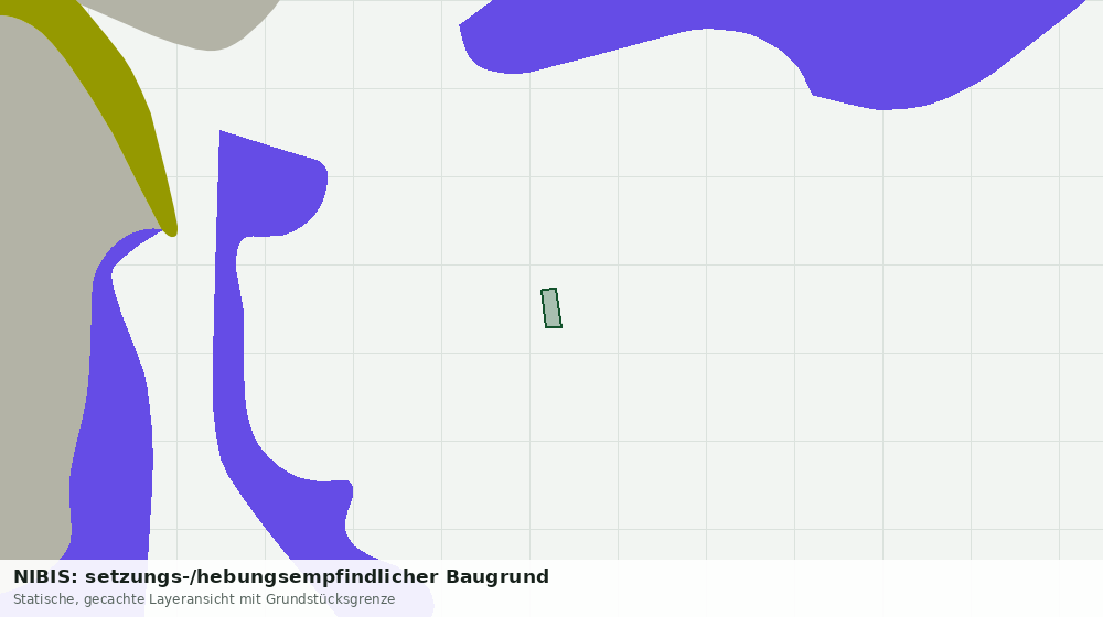 Statische Kartenansicht: NIBIS: setzungs-/hebungsempfindlicher Baugrund