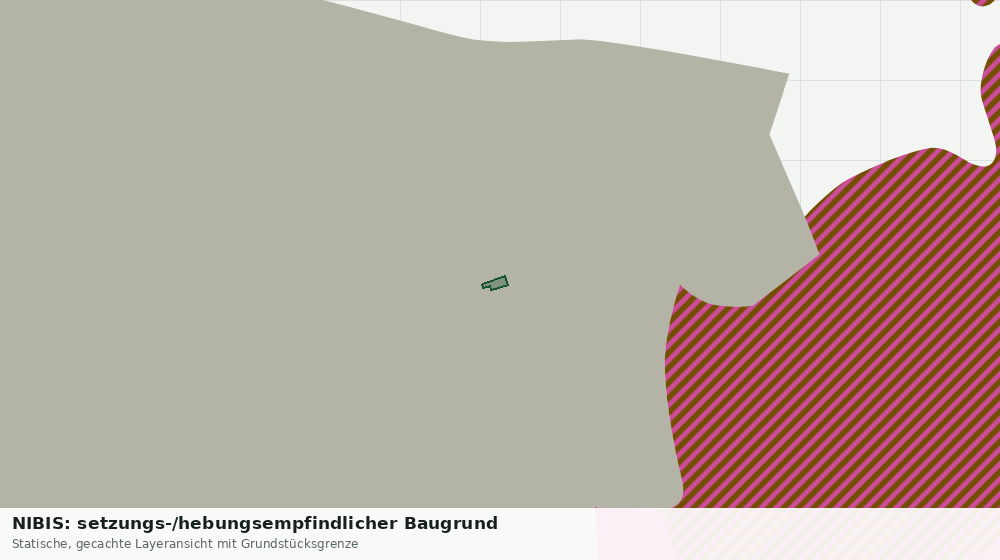 Statische Kartenansicht: NIBIS: setzungs-/hebungsempfindlicher Baugrund