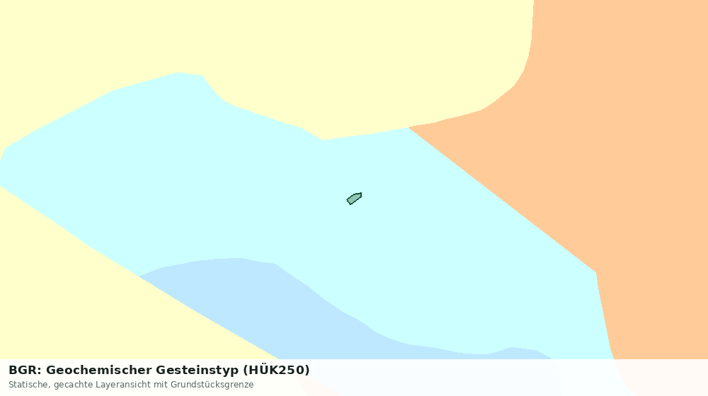 Statische Kartenansicht: BGR: Geochemischer Gesteinstyp (HÜK250)