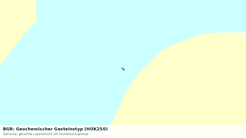 Statische Kartenansicht: BGR: Geochemischer Gesteinstyp (HÜK250)