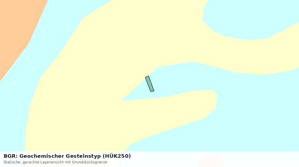 Statische Kartenansicht: BGR: Geochemischer Gesteinstyp (HÜK250)