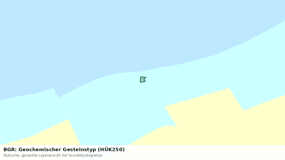 Statische Kartenansicht: BGR: Geochemischer Gesteinstyp (HÜK250)