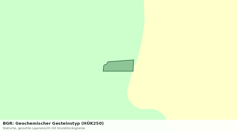 Statische Kartenansicht: BGR: Geochemischer Gesteinstyp (HÜK250)