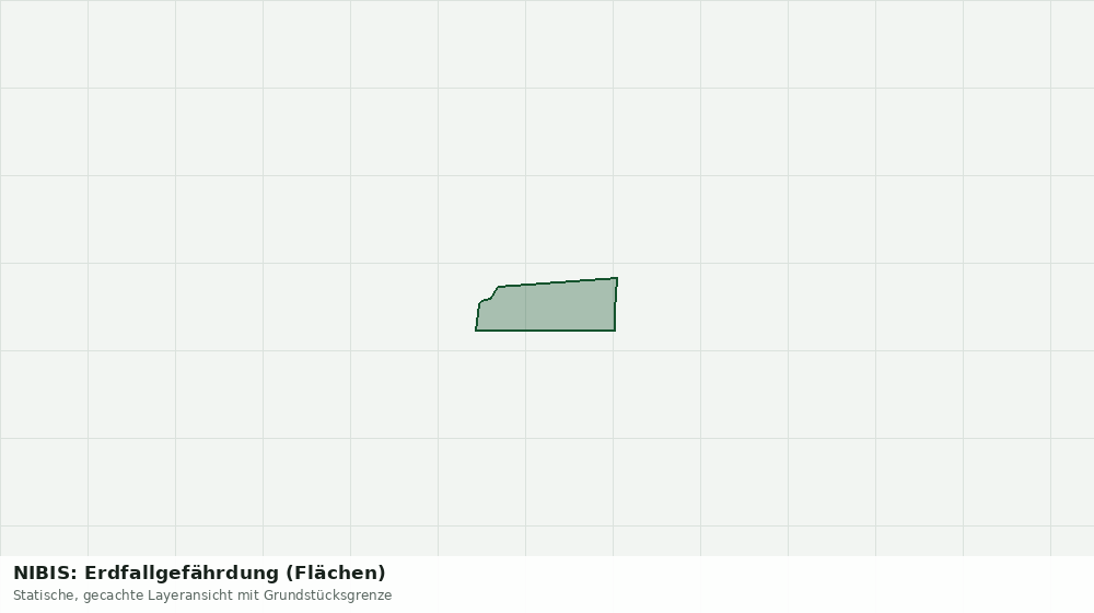 Statische Kartenansicht: NIBIS: Erdfallgefährdung (Flächen)