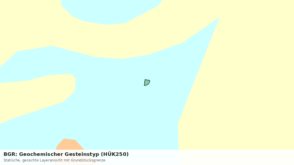 Statische Kartenansicht: BGR: Geochemischer Gesteinstyp (HÜK250)