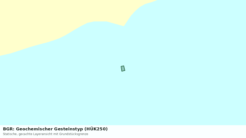Statische Kartenansicht: BGR: Geochemischer Gesteinstyp (HÜK250)