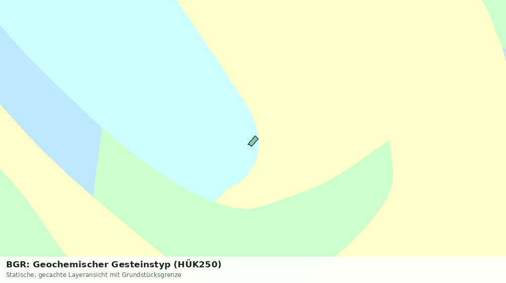 Statische Kartenansicht: BGR: Geochemischer Gesteinstyp (HÜK250)